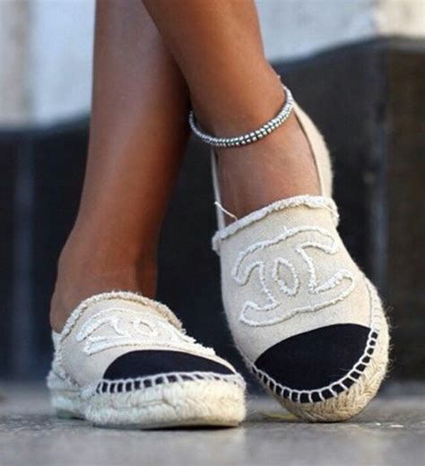 coco chanel shoes espadrilles fake|espadrilles chanel shop.